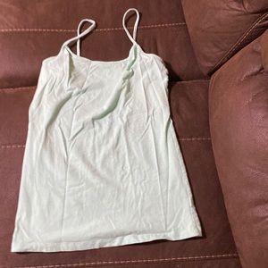 Large teal tank top